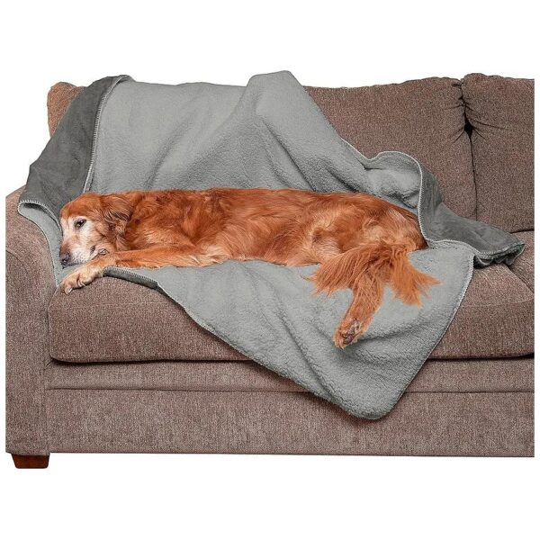 Comfortable Waterproof and Self-Warming Throw Blanket for Small and Medium Dogs