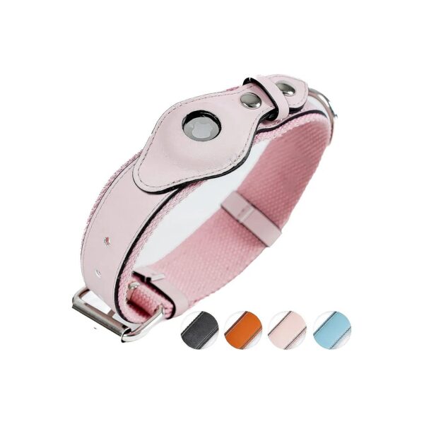 Comfortable and Adjustable Airtag Collar for Small Medium and Large Breed Dogs