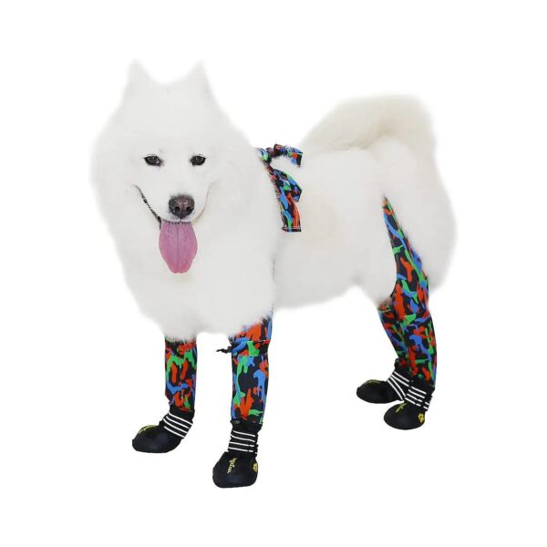 Comfortable and Adjustable Dog Pants with Waterproof Boots for Large or Small Dogs