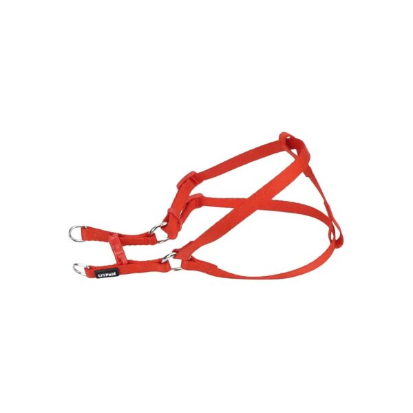 Comfortable and Adjustable Wrap Harness for Small Dogs Red