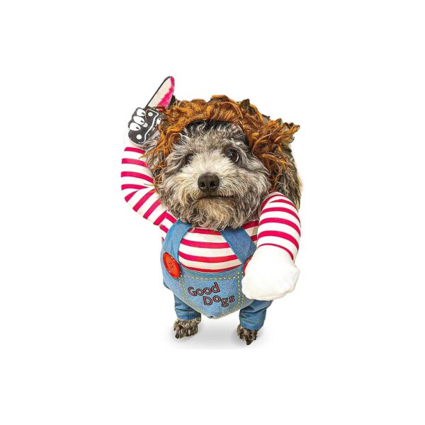 Comfortable and Breathable Pet Deadly Doll Dog Costume for Small Medium and Large Dogs