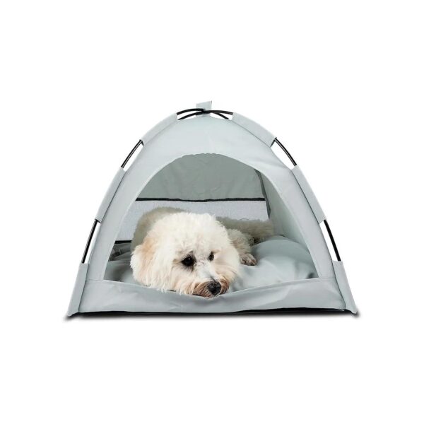 Comfortable and Breathable Pet Teepee Tent with Thick Cushions for Small Pets