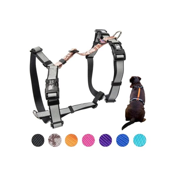 Comfortable and Controlled No Pull Harness for Large Dogs with Customizable Buckles