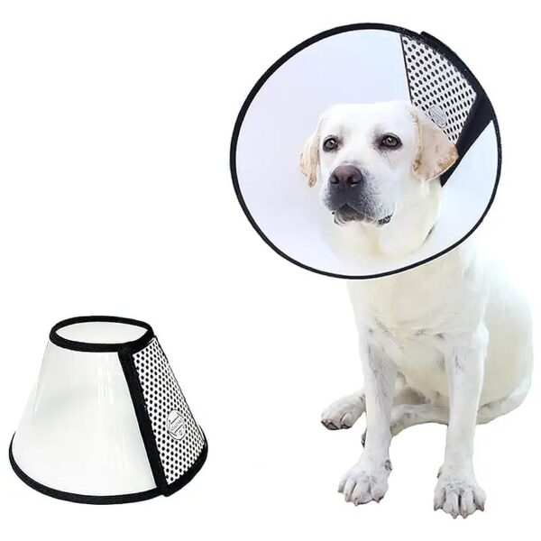 Comfortable and Durable E Collar for Small Medium Large Dog Cat Post Surgery Recovery