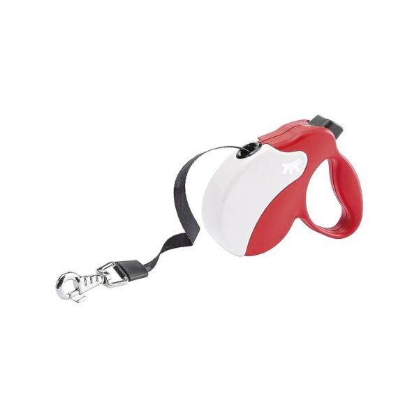 Comfortable and Durable Red Small Dog Lead with Interchangeable Cover Nylon Pattern Dog