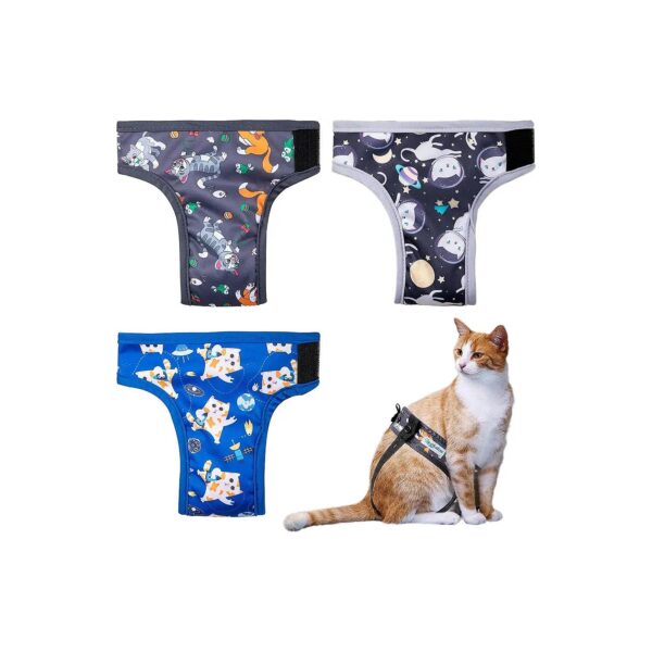 Comfortable and Easy-to-Put-on Cat Diapers for Small Cats