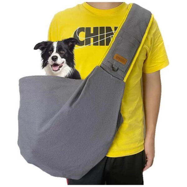 Comfortable and Hand-Free Pet Sling Carrier for 15-20 lbs Puppies and Small Dogs