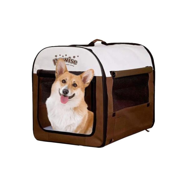 Comfortable and Portable Dog Crate Kennel for Medium-Sized Dogs