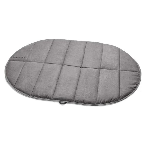 Comfortable and Portable Foam Dog Bed for Outdoor Adventures Medium Cloudburst Gray