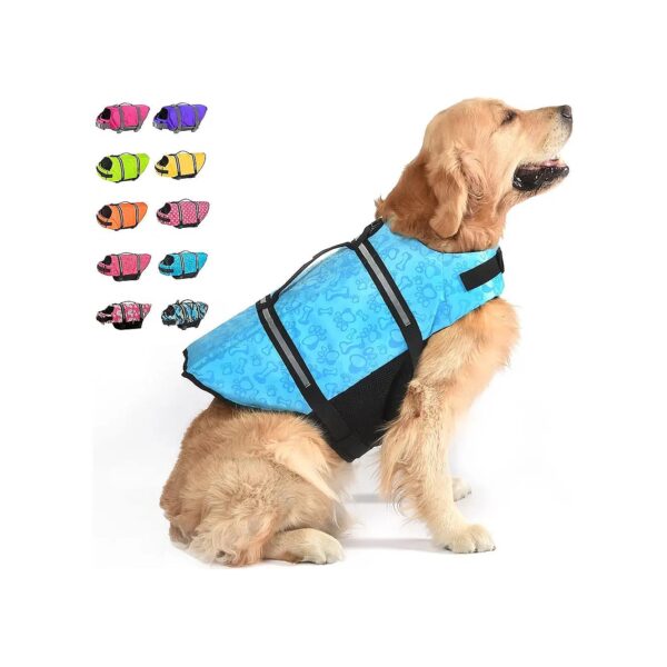 Comfortable and Safe Dog Life Jacket for Small Medium Large Dogs