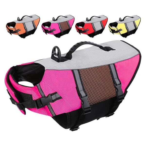 Comfortable and Safe Dog Life Vest for XLarge Dogs with Head Support