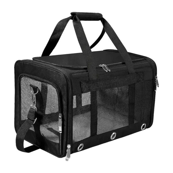 Comfortable and Safe Soft Sided Pet Carrier for Small Dogs and Cats with TSA Approval