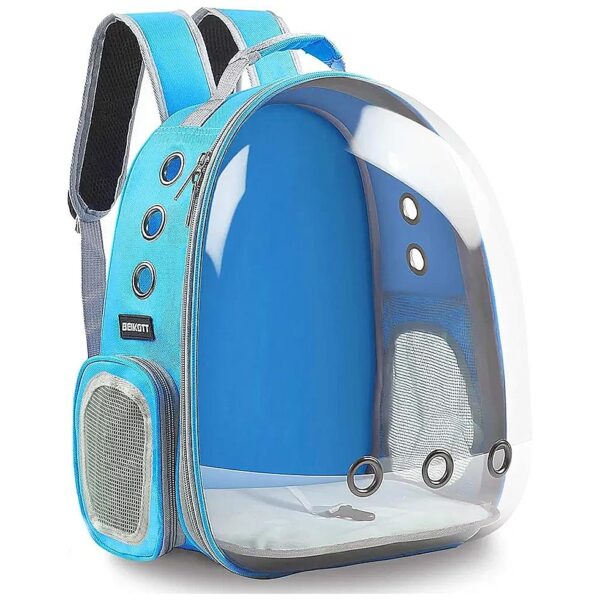 Comfortable and Secure Pet Carrier Backpack for Cats and Small Dogs with Padded Straps