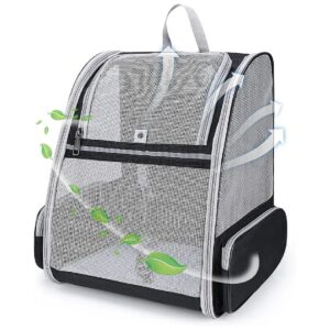 Comfortable and Secure Small Animal Backpack Carrier for Outdoor Adventures and Travel