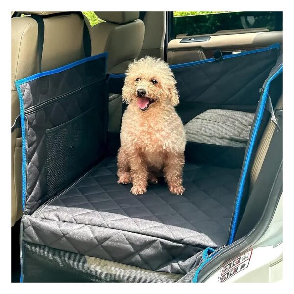 Comfortable and Spacious Pet Car Seat for Medium Dogs with Rear Seat Extender