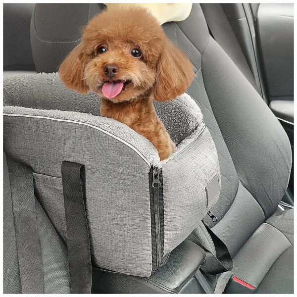 Comfortable and Versatile Car Seat for Small Dogs Up to 14lbs