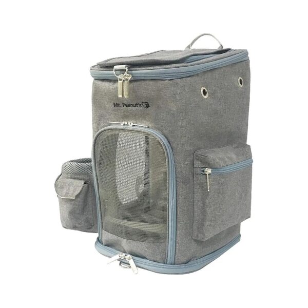 Comforting Soft Sided Pet Carrier with Faux Fleece Padding and Self Locking Zippers