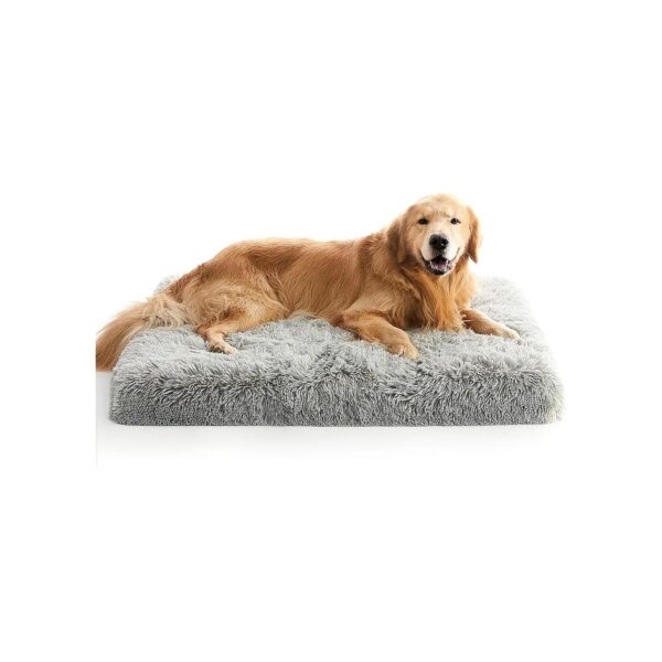 Comfy Anti Anxiety Pet Bed with Removable Washable Cover and Waterproof Mattress