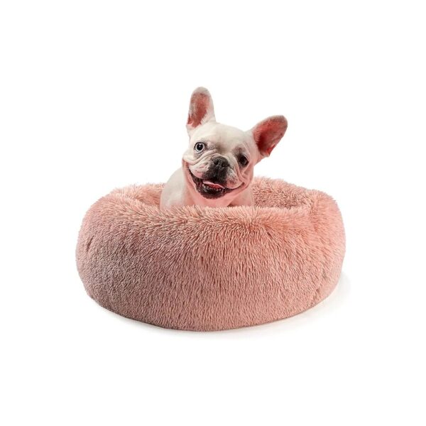 Comfy Small Dog Bed with Faux Fur and Non-Slip Bottom for Small Pets