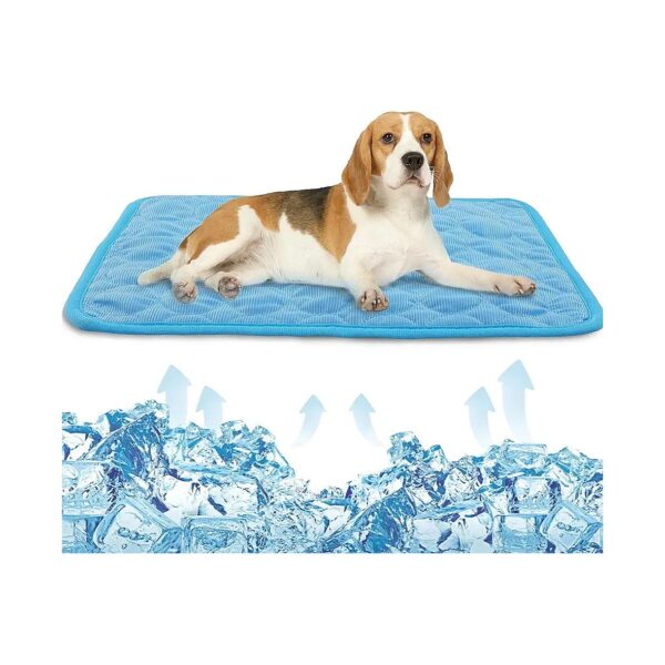 Comfy and Cool Pet Cooling Blanket for All Breed Sizes from Small to Large