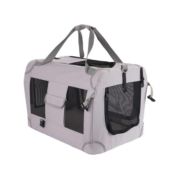 Compact 28L x 20W x 20H Dog Carrier with Soft Warm Blanket and Carrying Case