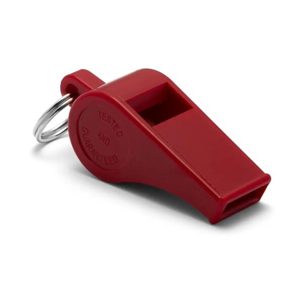 Compact Red Whistle Made from Hardwearing Plastic 02 Pounds Light