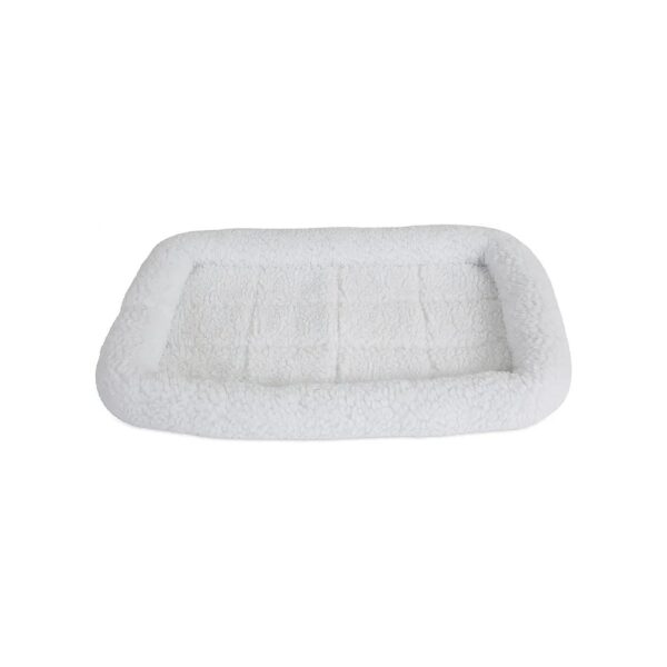 Compact Sheepskin Crate Mat for Pets, 15-30 lbs