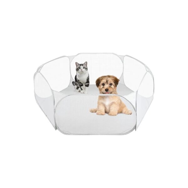 Compact Small Cat Playpen, Portable Small Dog Playpen, Versatile Pet Exercise Tent