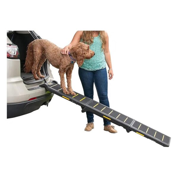 Compact and Lightweight Tri-Fold Pet Ramp with Safety Features