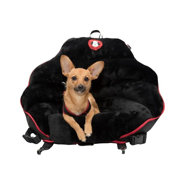 Complete Dog Car Seat Solution - Crash-Tested and Adjustable for Small to Medium Dogs