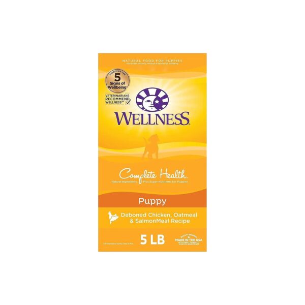 Complete Health, Crunchy Kibble for Puppies with Chicken, Salmon, and Oatmeal Ingredients