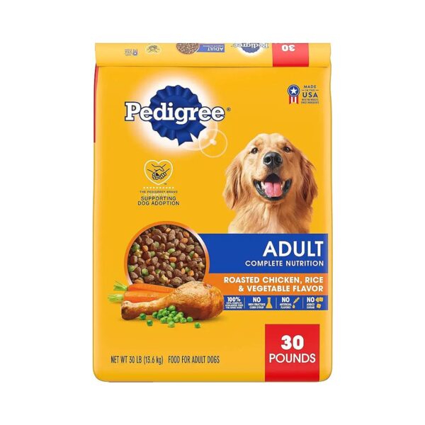 Complete Nutrition Adult Dry Dog Food with Roasted Chicken and Vegetable Flavor