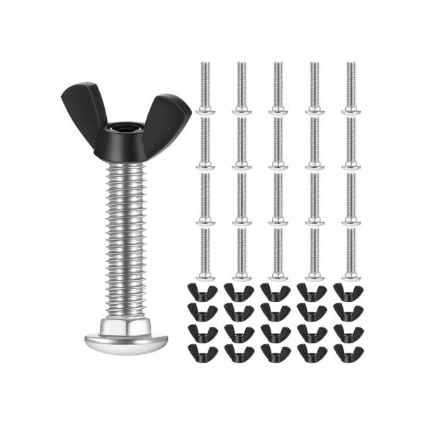 Complete Pet Carrier Fastener Set for Pet Crate and Kennel Hardware Replacement