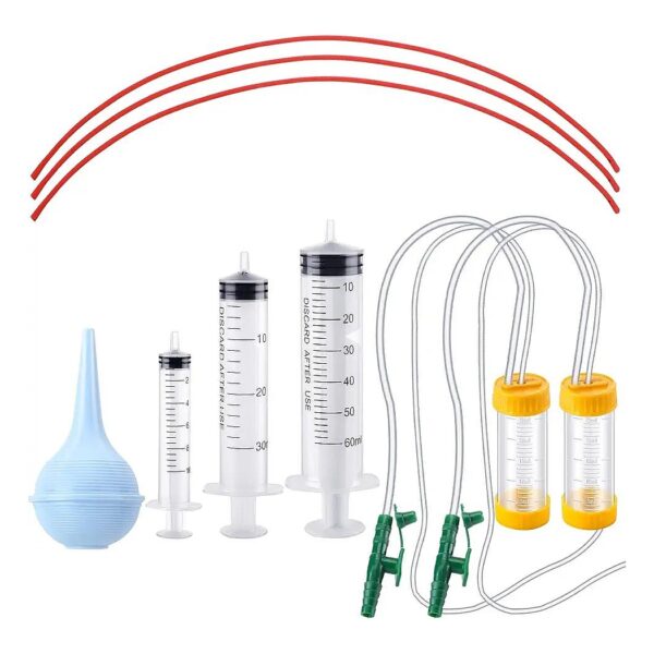 Complete Pet Feeding Kit with Variety of Tubes and Syringes for Small Animals