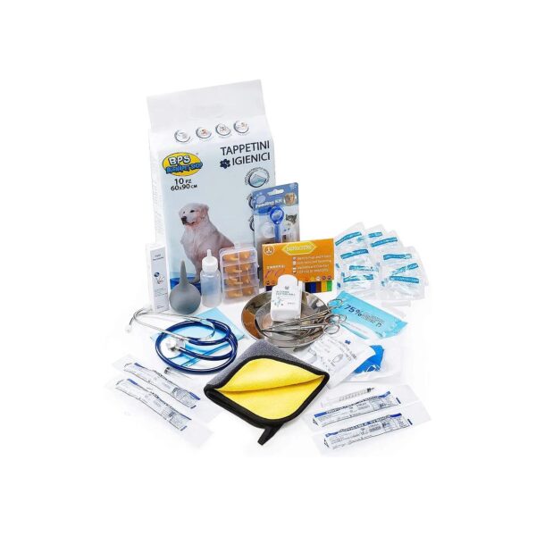 Complete Whelping Kit with Sterile Items for Newborn Puppy and Kitten Delivery