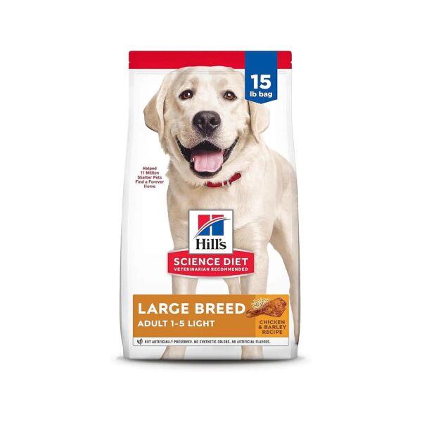 Complete and Balanced Nutrition for Large Breed Adult Dogs with 15 lb Bag