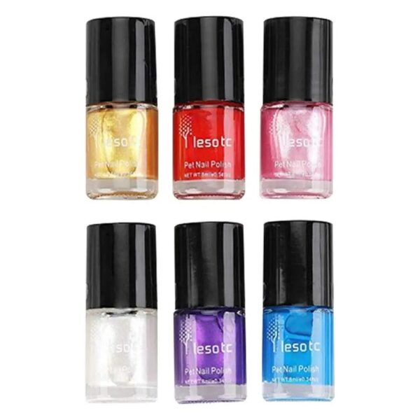 Completely Removeable Water-Based Pet Nail Polish for Small Pets and Animals