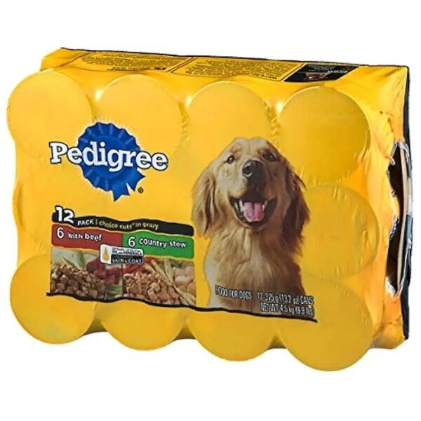 Convenient 12-Pack of Nutritious Dog Food with Gravy