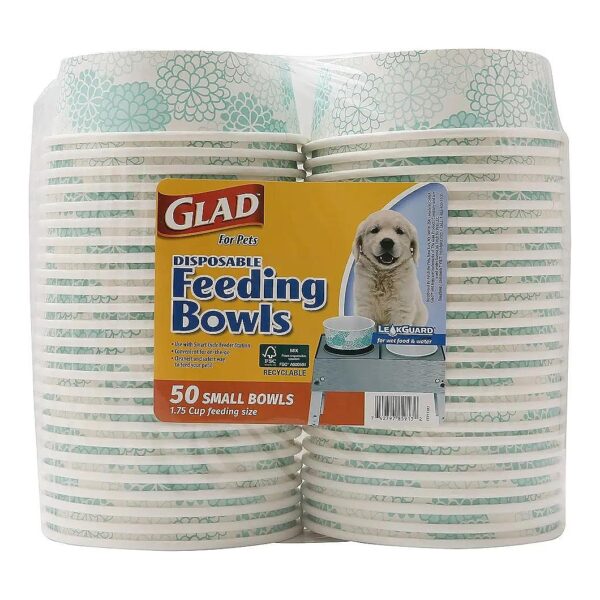 Convenient 75 Cup Feeding Size Pet Bowls for Small Breed Dogs