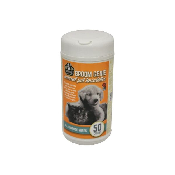 Convenient Pet Cleaning Wipes with Integrated Dispenser