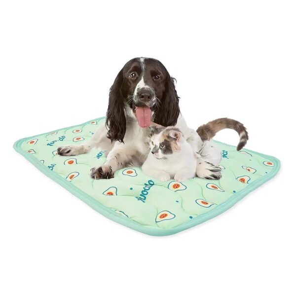 Cooling Dog Mat for Small Dog Crate, Kennel, or Car Seat, Lightweight and Portable