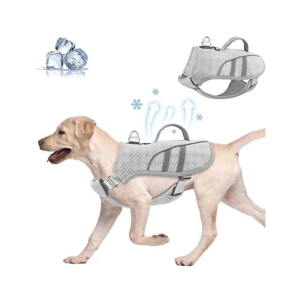 Cooling Dog Vest for Small Medium Large Dogs with Three-Layer Material