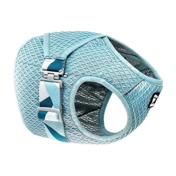 Cooling Dog Vest for Summer Comfort Aquamarine Light Blue 75-85cm