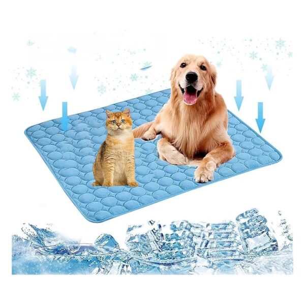 Cooling Pet Bed for Dogs and Cats with Soft Fabric and Excellent Thermal Conductivity