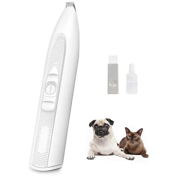 Cordless Pet Grooming Clippers for Face, Paws, Ears, and Rump, Easy to Use, Sharp Blades