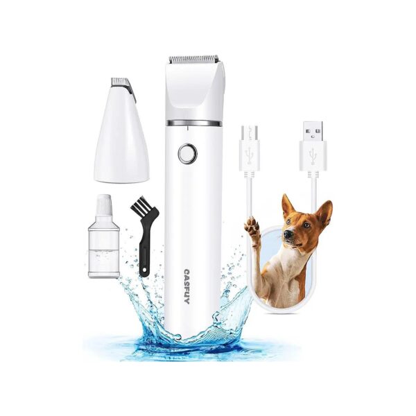 Cordless Small Pet Grooming Kit for Safe Trimming and Cutting