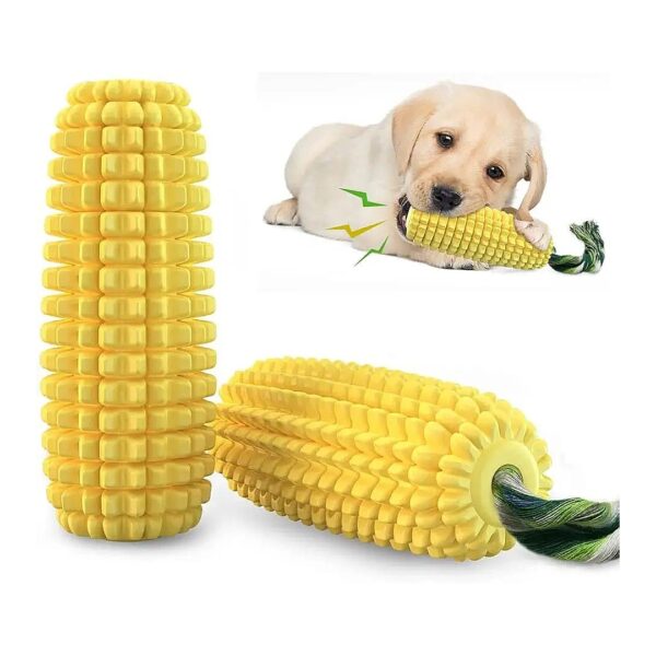 Corn Zigzag-Shaped Molars Dog Brush Cleaning Teeth Toy for Small Medium Large Size Dogs