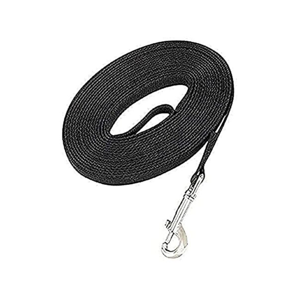 Cotton Web Training Lead for Big Dogs - 15 Foot Long with Swivel Snap