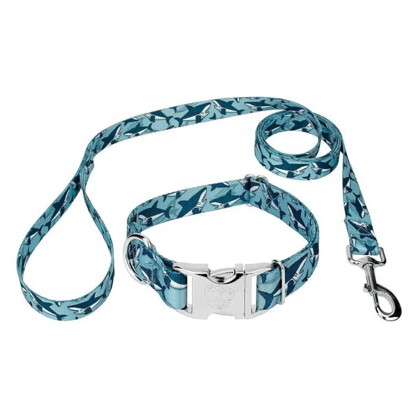 Country Brook Petz Customizable Dog Collar and Leash Set with 7 Creature Themed Designs