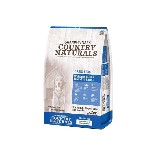 Country Naturals Grain Free Adult Dog Food with Fish Flavor and No Corn Soy